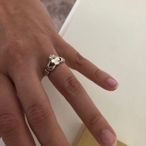 Sterling silver Irish Claddagh ring